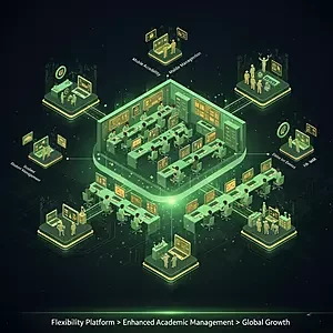 Unit4 dashboard displaying enterprise management and administrative tools